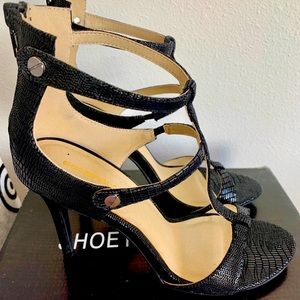 Sole Republic LA Black Strappy Heels